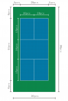 Full Size Pickleball Court 60'x30' | Court Surfaces